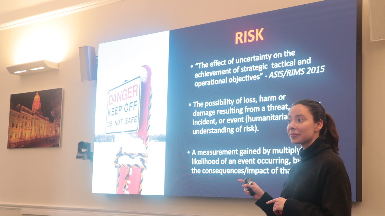 Risk Management training delivered to cultural venue representatives from across Scotland